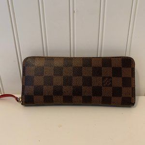 Louis Vuitton DAMIER EBENE CLÉMENCE WALLET